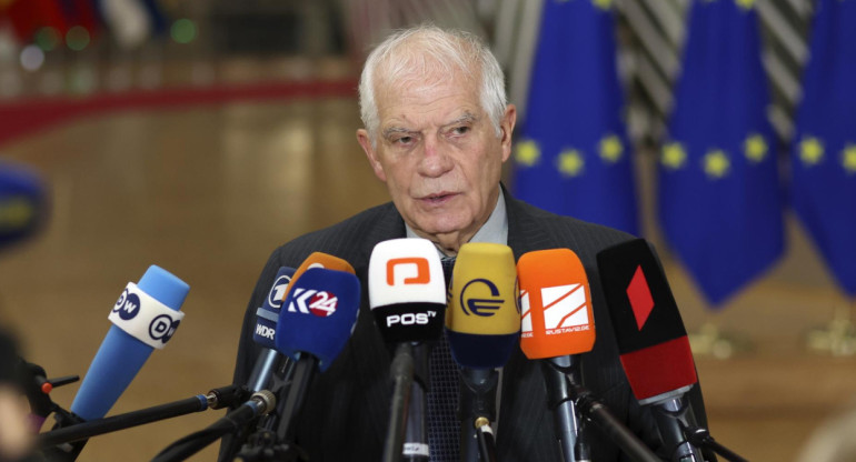 Josep Borrell, Canciller de la Unión Europea. Foto: EFE.
