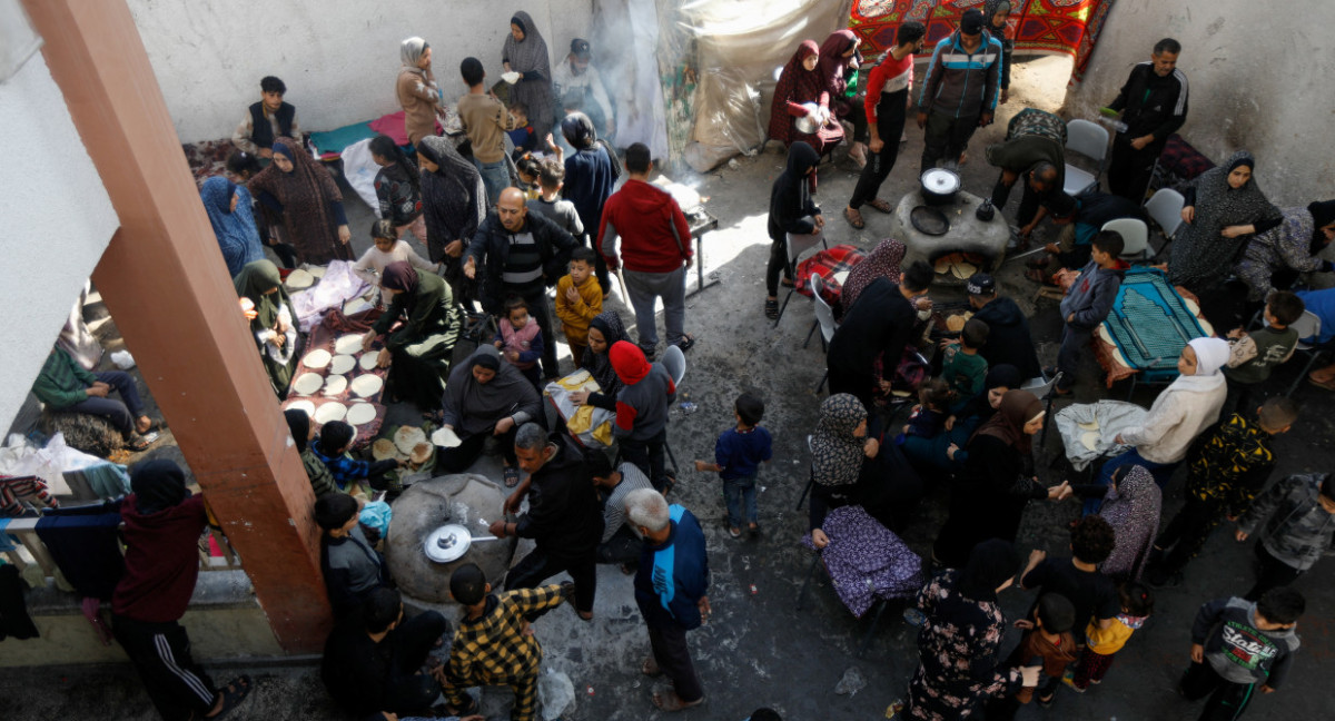 Ayuda humanitaria en Gaza. Reuters