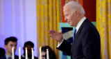 Joe Biden en Jánuca en la Casa Blanca. Foto: Reuters.