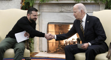 Biden y Zelenski, juntos en la Casa Blanca. Foto: EFE