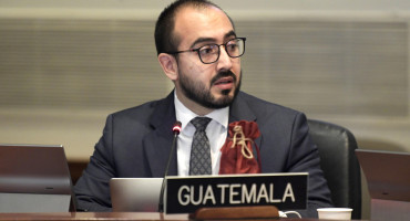 Gonzalo Vázquez, representante de Guatemala ante la OEA. Foto: EFE