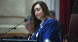 Victoria Villarruel en el Senado. Foto: NA