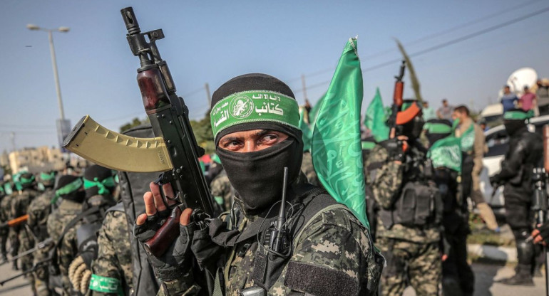 Grupo Hamás. Foto: EFE