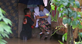 Tormenta en Filipinas. Foto: Télam.