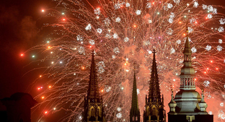 Praga festejará Navidad sin fuegos artificiales. Foto: EFE.