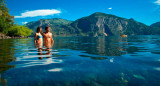 Playa Yuco, ubicada en Neuquén. Foto: Turismo en Argentina.