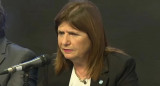 Conferencia de prensa de Patricia Bullrich.