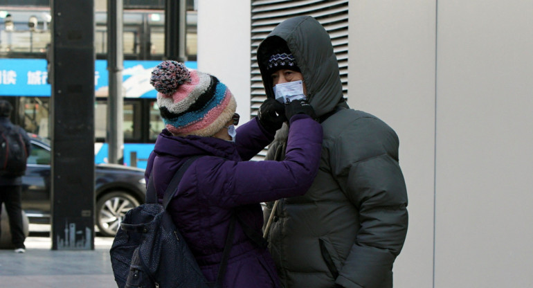 Ola de frío en Shanghai. Reuters