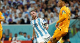 Alexis Mac Allister y Virgil van Dijk; Argentina vs Países Bajos. Foto: EFE