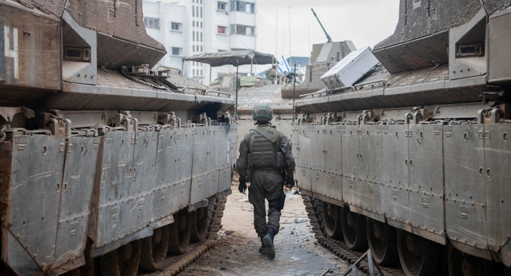 Soldado del Ejército de Israel en Gaza. Foto: Reuters.