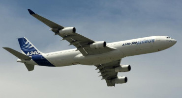 Avión Airbus A340. Foto: Reuters.