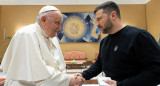 Papa Francisco y Zelenski. Foto: Reuters