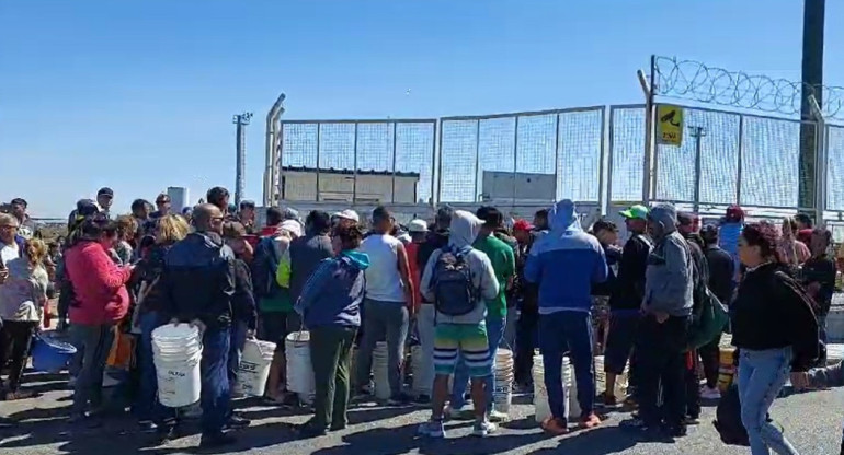 Conflicto gremial en Chubut. Foto: canal12web