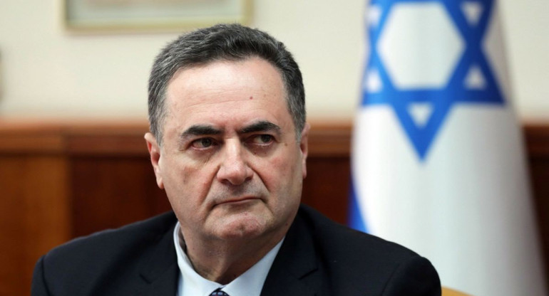 Israel Katz, ministro de  Asuntos Exteriores de Israel.