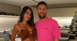 Lionel Messi junto a Antonela Roccuzzo. Foto: Instagram @leomessi.