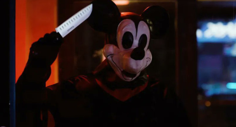 'Mickey Mouse Trap' , la nueva faceta de terror del famoso ratón. Foto: Redes sociales