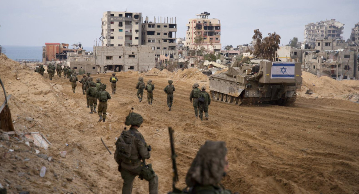 El Ejército israelí en Gaza. Foto: Reuters