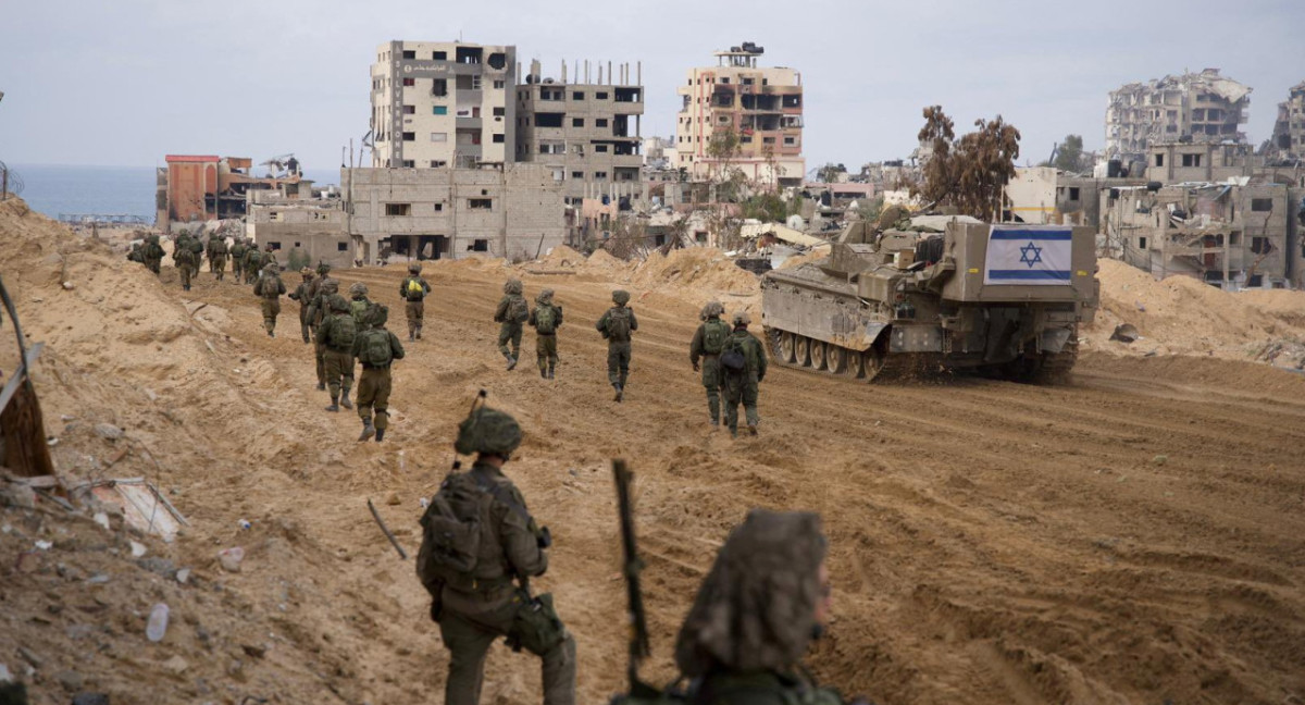 El Ejército israelí en Gaza. Foto: Reuters