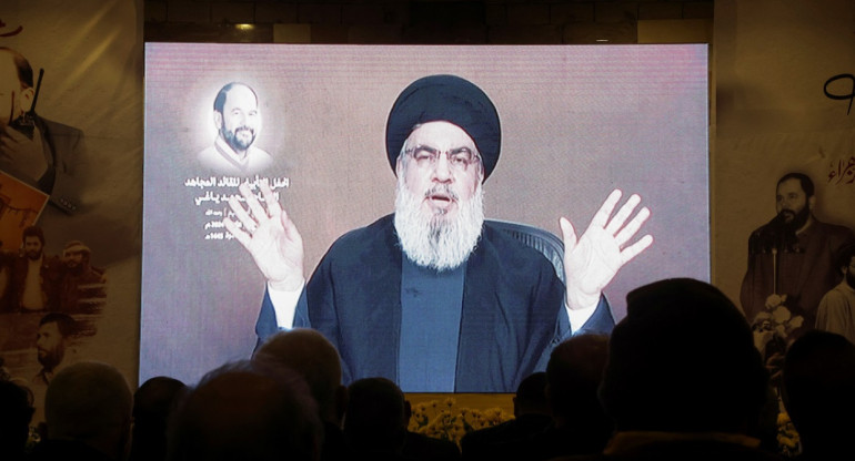 Hassan Nasrallah, líder de Hezbollah. Foto: Reuters.