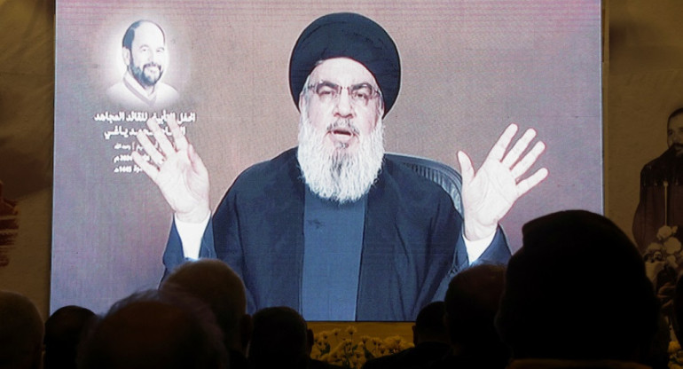 Hassan Nasrallah, líder de Hezbollah. Foto: Reuters.
