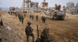 Soldados israelíes en la Franja de Gaza; guerra Israel-Hamás: Foto: X @idfonline