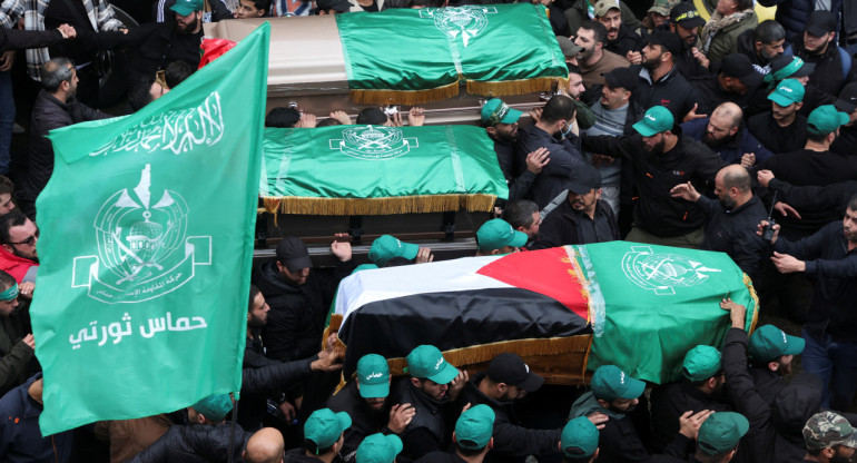 El funeral. Foto: Reuters