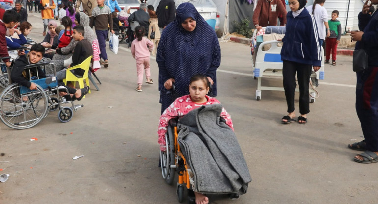 Preocupación por la salud de los niños en la Franja de Gaza. Foto: Reuters