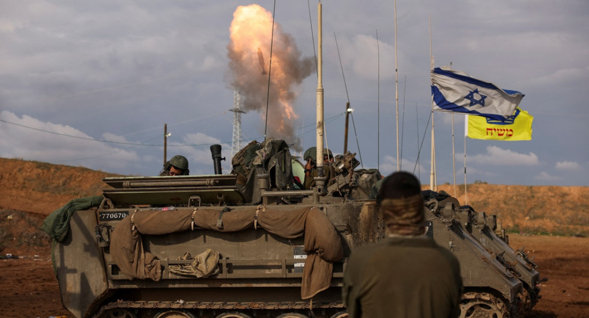 Bombardeos del Ejército de Israel. Foto: Reuters.