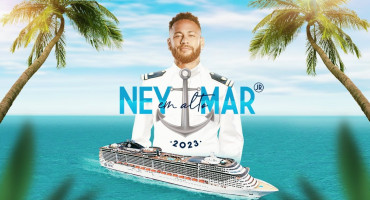 El lujoso crucero de Neymar. Foto: Instagram.