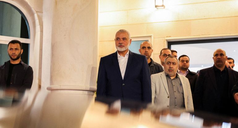 Ismail Haniyeh, jefe político de Hamás. Foto: Reuters.