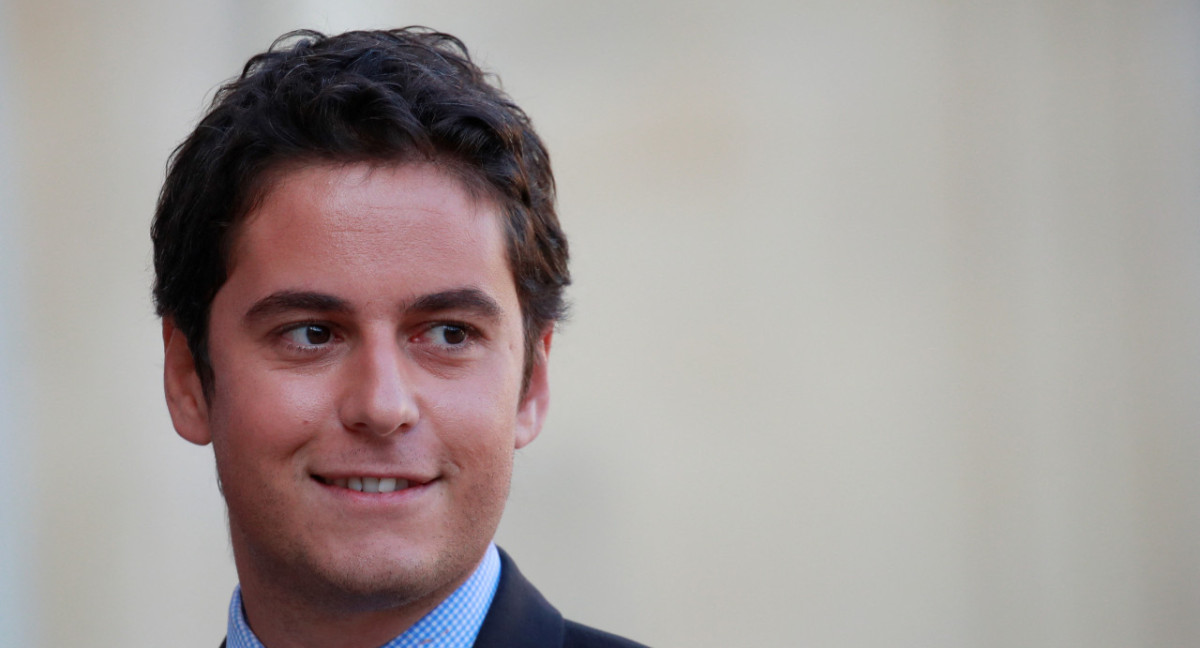 Gabriel Attal, nuevo primer ministro de Francia. Foto: Reuters.
