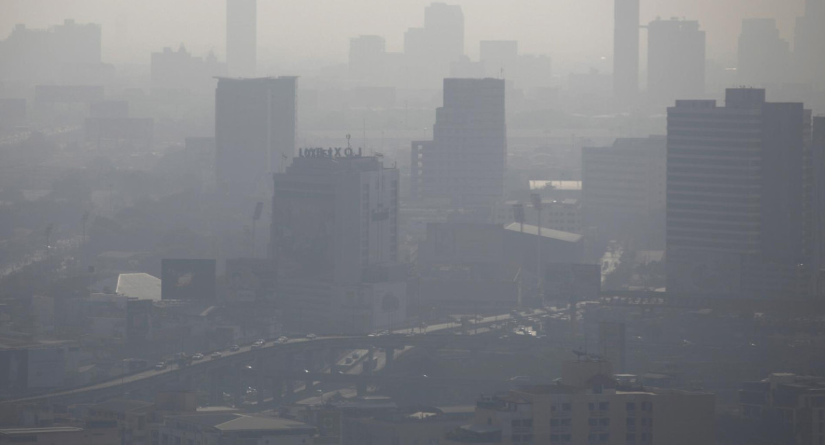 Contaminación del aire en Tailandia. Foto: EFE.