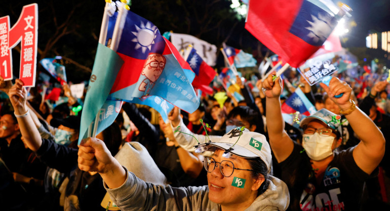 Elecciones en Taiwán. Foto: Reuters.