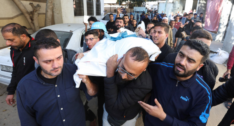 El funeral de Hamza al Dahdouh. Foto: Reuters