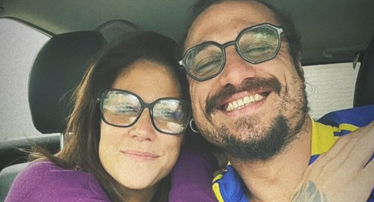 Daniel Osvaldo y Daniela Balles . Foto: Instagram