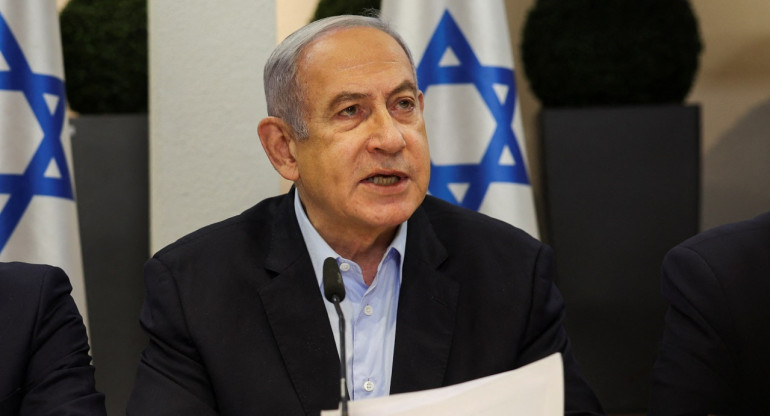 Benjamin Netanyahu, primer ministro de Israel. Foto: Reuters