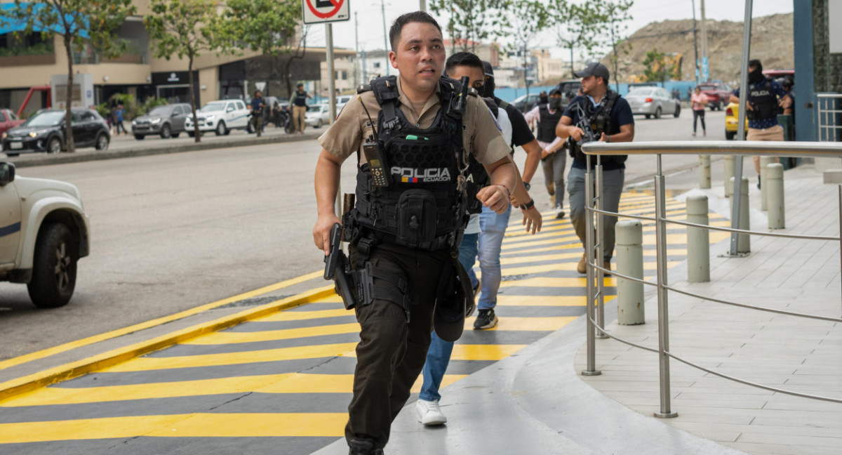 Policía Ecuador. Foto: EFE