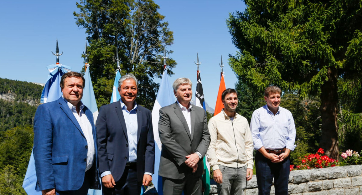 Cumbre de gobernadores en la Patagonia. Foto: @rionegrogob