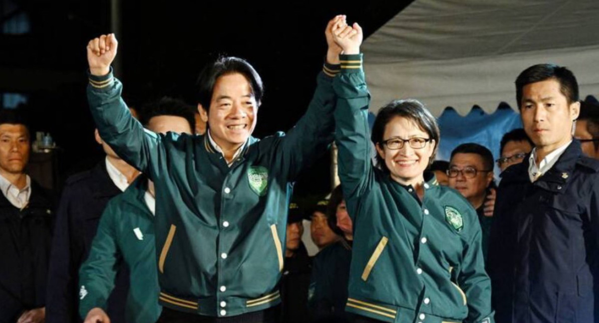 William Lai ganó las elecciones de Taiwán. Foto: X.