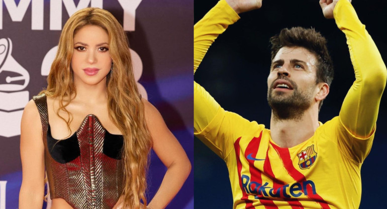Shakira y Gerard Piqué. Fotos:  Instagram.