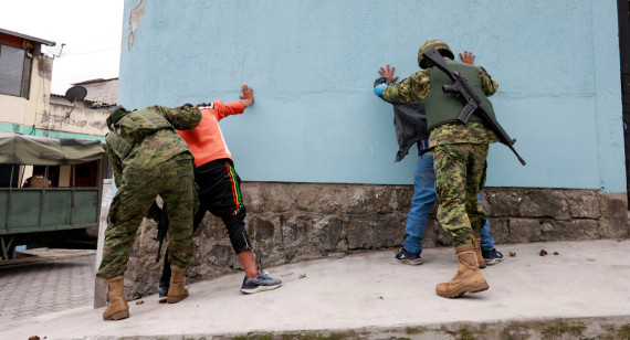 Estado de excepción en Ecuador. Foto: Reuters.