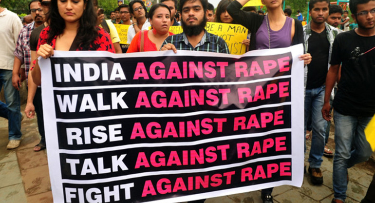 Marchas contra violaciones a mujeres en India. Foto: Archivo.