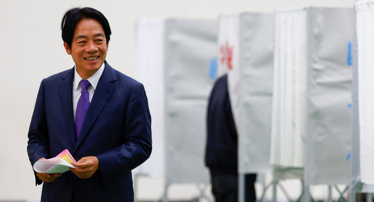 William Lai, nuevo presidente de Taiwán. Foto: Reuters.