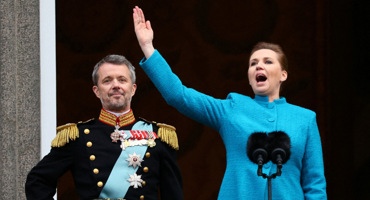Proclamación del rey Federico X de Dinamarca. Foto: Reuters.