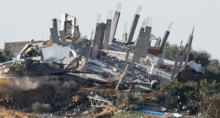 Continúa el conflicto en la Franja de Gaza. Foto: Reuters.