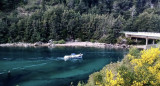 Playa Sin Viento, Bariloche. Foto Instagram @brendamacarena_.