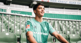 Julián Malatini en el Werder Bremen. Foto: @werderbremenES.