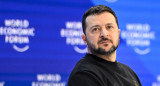 Volodimir Zelenski en Davos. Foto: EFE.