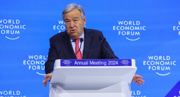 António Guterres, Foro de Davos. Foto: Reuters.