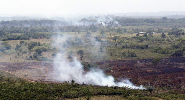 Incendios forestales en Colombia. Foto: EFE.
